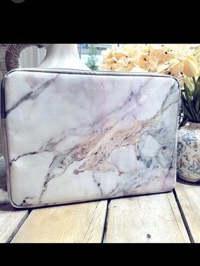 Soft Laptop Computer Case. MacBook | Chromebook 13.5”x10” Lavender Swirl.